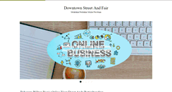 Desktop Screenshot of downtownstreetandartfair.com