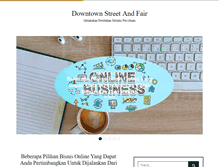 Tablet Screenshot of downtownstreetandartfair.com